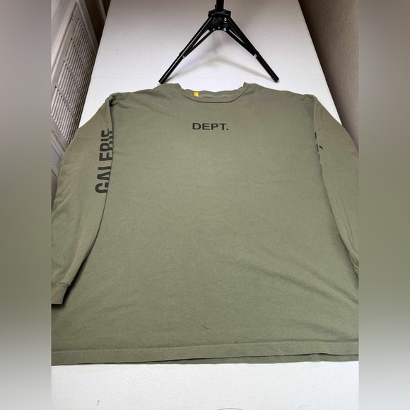 Used Gallery Dept Olive Sweatshirt Full Sleeve   Size: XL - Picture 1 of 13